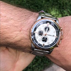 Two-Tone Fossil Watch